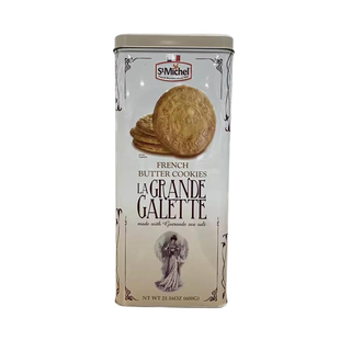 开市客代购 法国LA Grande Galette铁塔法式酥脆黄油饼干曲奇600g