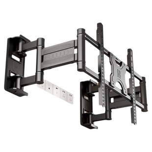 贝石超薄内嵌电视机伸缩挂架75/85/100英寸通用壁挂折叠嵌入支架