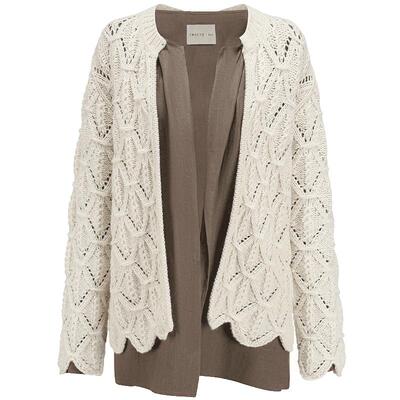 SWAYING羊毛立体钩花双层外套2