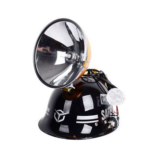 强光超亮疝气灯超亮头盔式户外3000W头戴探照灯12V外接远射氙气灯