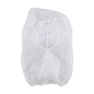 一次性头套无纺布太空帽海盗帽赛车卡丁车网帽蓝色隔离防护头罩