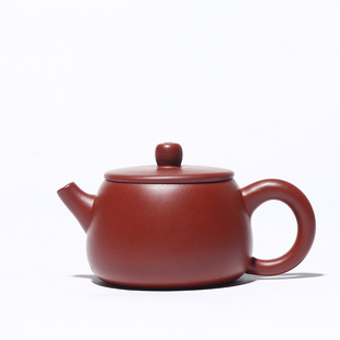 宜兴大口188孔大红袍 80CC小容量紫砂茶壶手工宜兴市中式纯色