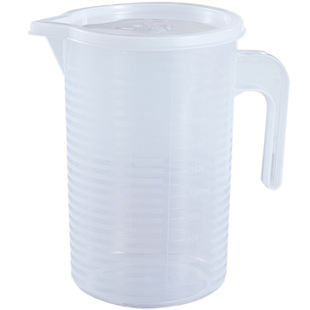 量杯加厚加大塑料杯带把手刻度可挂海缸杯子化盐换水喂食珊瑚粮小