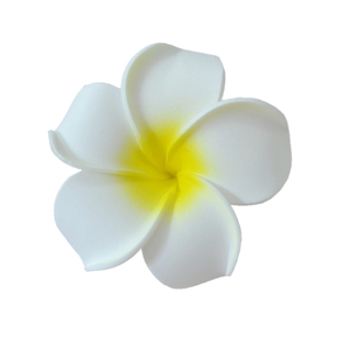 鸡蛋花仿真花泰式奶茶装饰发夹餐饮装饰花餐桌花傣族太阳花假花