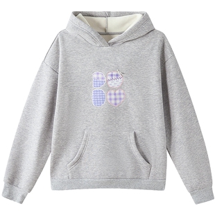 【商场同款】笛莎官方童装女童卫衣冬季新款大童女孩儿童帽衫