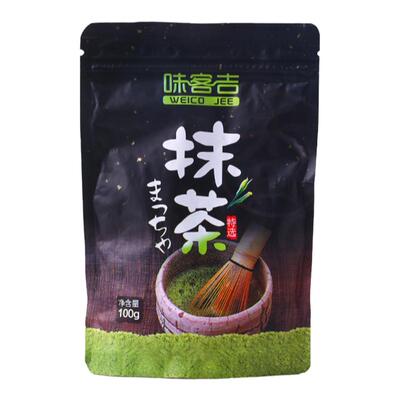 清香味客吉毛巾卷面包100g抹茶粉