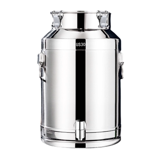 不锈钢油桶304食品级加厚密封桶家用储油罐花生油桶接酒桶带龙头