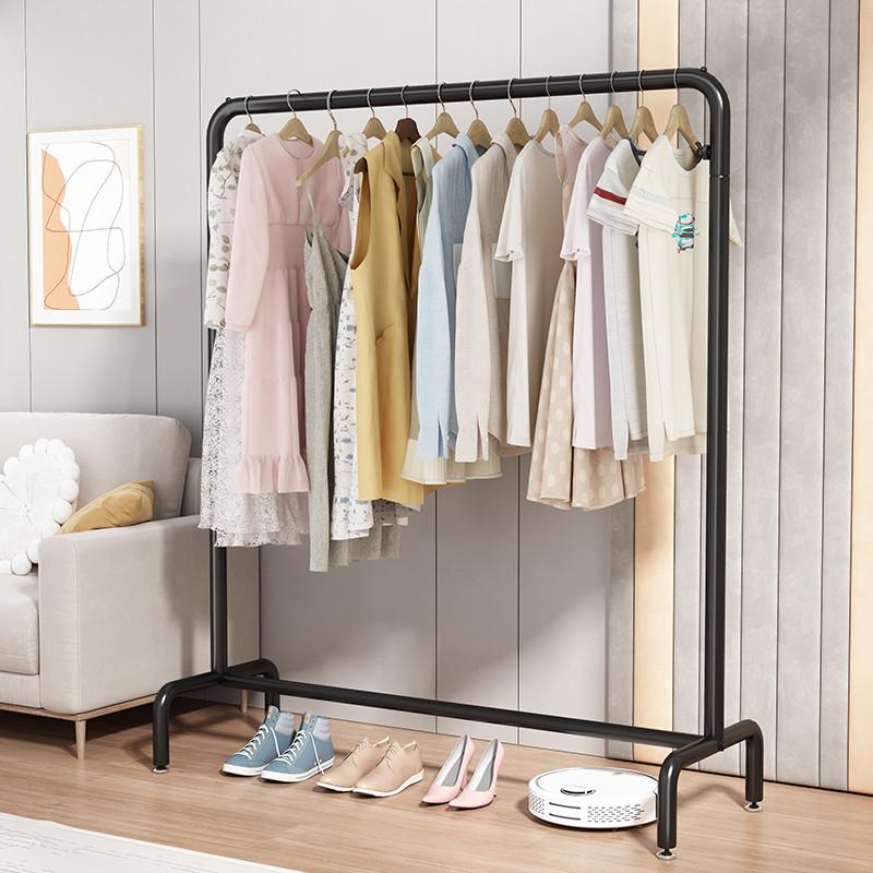 挂衣架落地卧室内衣服架杆宿舍阳台简易折叠衣帽架子家用晒晾衣架