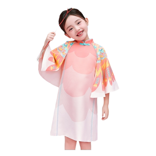 年衣童装女童秋装旗袍连衣裙儿童新中式国风周岁礼服裙子儿童