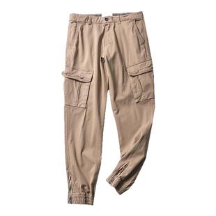 德系精工 坚如磐石 2026年春季新款男士棉质水洗百搭工装休闲裤潮