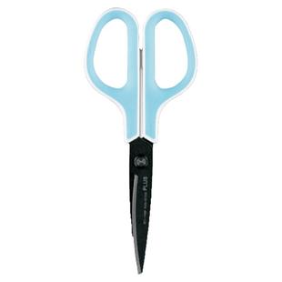 日本PLUS普乐士剪刀涂氟不粘胶家用剪子带保护套限定学生手工便携式省力不锈钢便携联新办公厨房用品文具