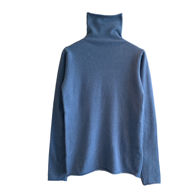 宽松洋气堆堆领长袖针织毛衣女