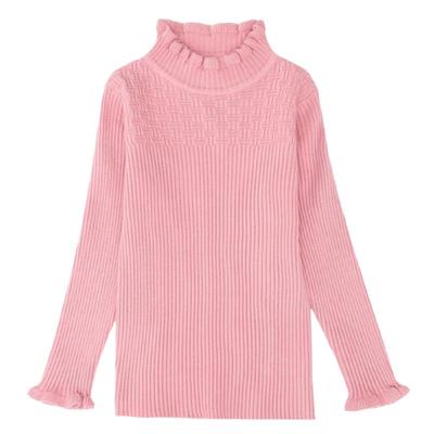 女童毛衣儿童打底衫针织半高领