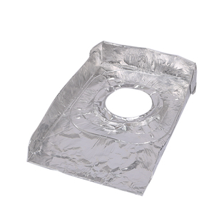 燃气灶防油垫防污垫加厚耐高温防锈铝箔锡纸垫方形圆形厨房保护垫