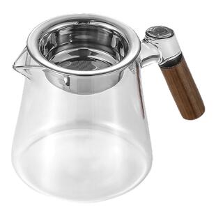 茶壶高硼硅玻璃侧把壶耐高温煮茶壶家用茶水分离泡茶壶新款公道杯