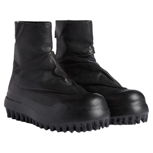 424 25SS 美式复古高街百搭潮流高帮中筒拉链一体鞋身时装靴子