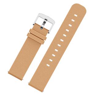 适用华为手表watch gt2表带女款GT3女真皮栗木红/凝霜白/暖砂杏/秘境森林绿 智能女士款时尚皮表链42mm GT2