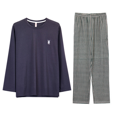 达尔丽男士纯棉秋季睡衣