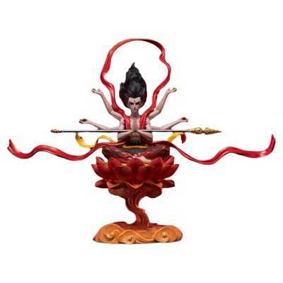 铜师傅正版全铜哪吒摆件赠装饰画