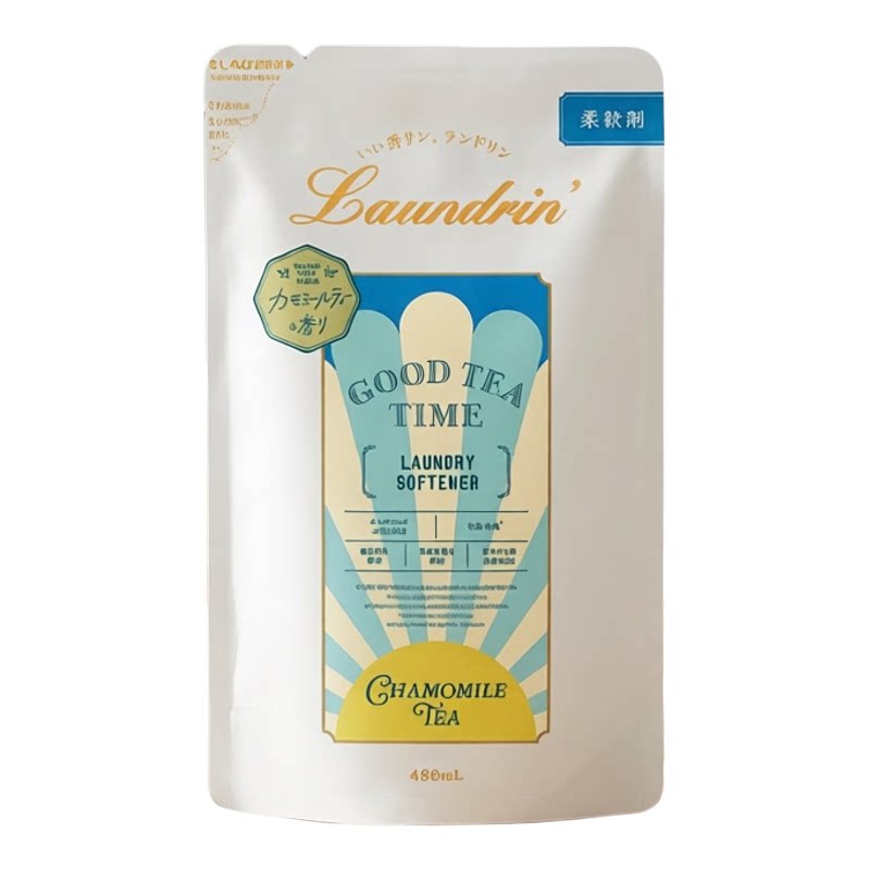 Laundrin 衣物香水柔顺剂补充装纯萃洋甘菊480mL香氛宝宝衣物进口