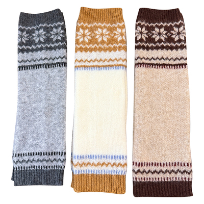 费尔岛袜套堆堆袜女加厚保暖腿套