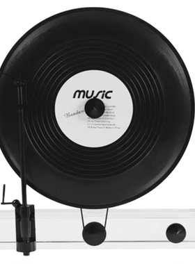 复古留声机黑胶唱片摆件现代轻奢