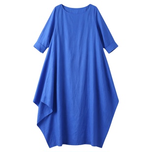 Literature style loose long sleeve dress文艺范宽松长袖连衣裙