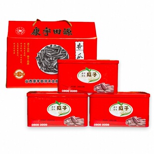 康宇田源香瓜子200g*6盒休闲零食坚果原味葵花籽瓜子年货礼盒红色