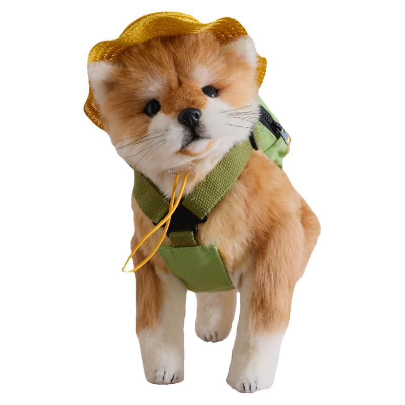 猫憩柴犬材料包仿真狗狗玩偶