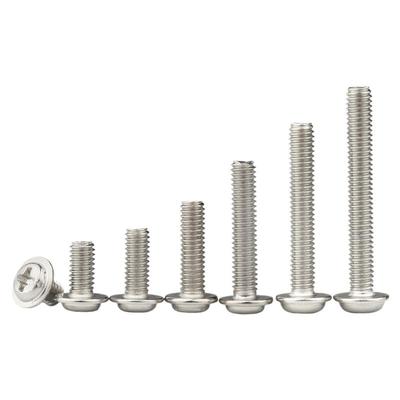 【可开专票】十字圆头带垫螺丝