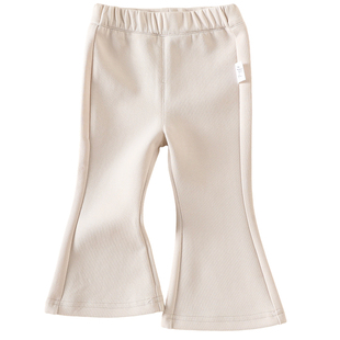 女童休闲裤春装2026新款洋气宝宝休闲裤春款微喇裤春季儿童裤子