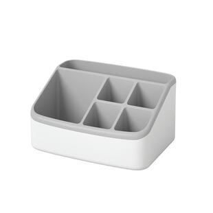 桌上收纳盒客厅遥控器储物盒家用梳妆台杂物整理数据线分格置物架