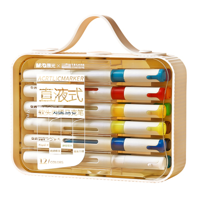 晨光直液式软头丙烯马克笔