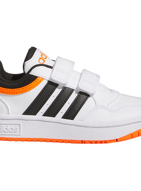 Adidas/阿迪达斯正品HOOPS 3.0小童魔术贴低帮运动鞋IG6106