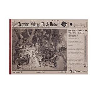 毕加索横版笔记本随身办公记事本侧翻硬面本子思维导图方格本男女生学习横向错题本横线