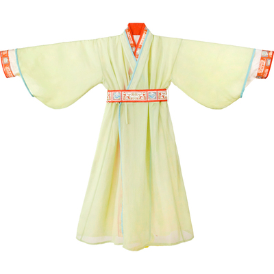 乌扣.南山 汉服女童战国袍春秋儿童中国风古风亲子直裾袍套装春季