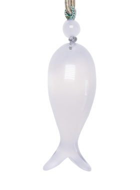 可爱冰种玉髓小鱼儿吊坠