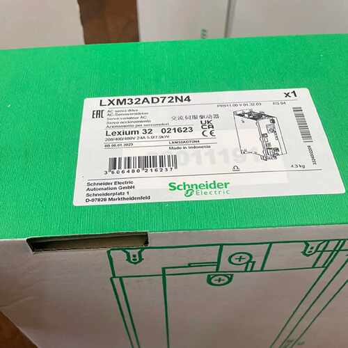 议价LXM32AD72N4施耐德交流伺服驱动器LXM32AD72N4全新原装正品现