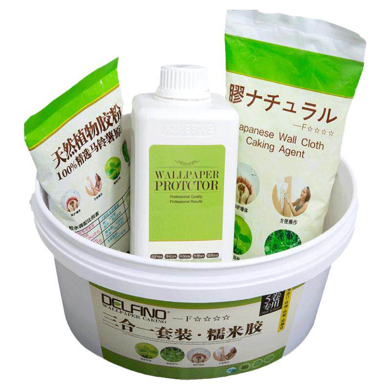 德尔菲诺优质糯米胶 壁纸墙纸胶基膜套装墙纸胶胶水环保辅料