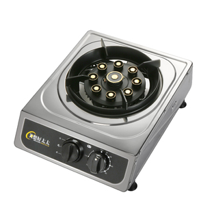 家用煤气灶单灶台式液化气燃气灶节能猛火天然气安全熄保定时炉