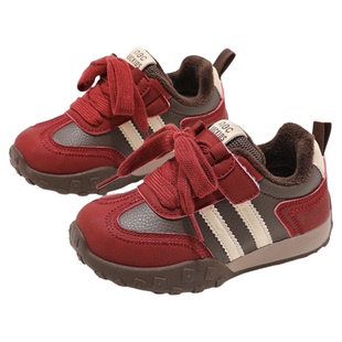 ABCkids儿童棉鞋2025冬季新款女童加绒加厚运动鞋男童防寒跑步鞋