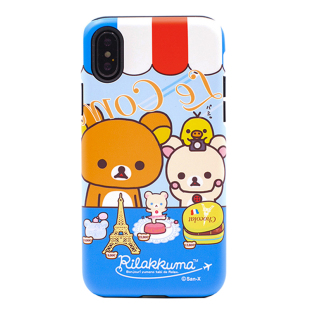 轻松熊iPhoneXS Max双层苹果8P防摔手机壳XR硅胶X保护套