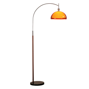 新款法式中古风夕阳钓鱼落地灯客厅沙发旁边高级氛围卧室床头台灯