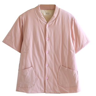 棉花半袖棉袄成人女士加厚保暖短袖棉衣家居服地暖外穿棉花坎肩服