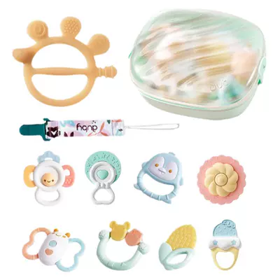 澳贝新生儿玩具手摇铃抓握训练