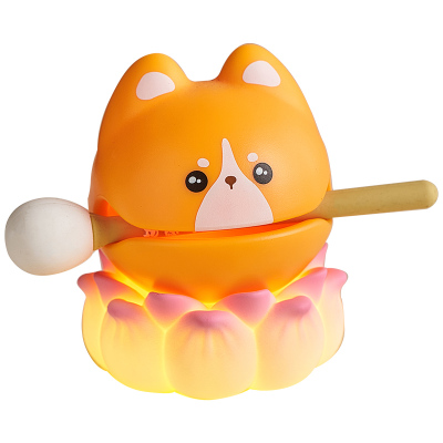 发光底座小木鱼敲高颜值