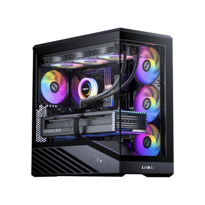 【联力整机】V100 mini AMD游戏直播视频剪辑办公主机电脑5600X 7500F 9500F 7650GRE 8G独显16G大内存 500G