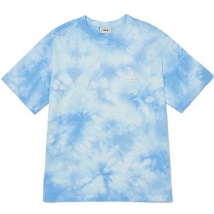 MLB官方 男女扎染T恤时尚宽松情侣运动短袖套装夏季TS400