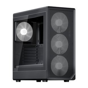 首席玩家AU8黑大机箱台式机桌面机箱360水冷ARGB灯效ATX玻璃