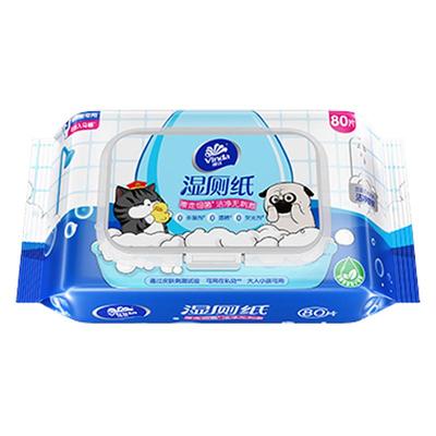 维达湿厕纸80片6包整箱装